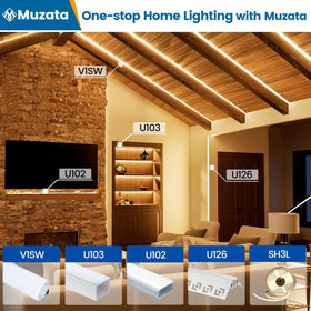 Muzata aluminum channel with heat dissipation for longevity