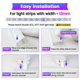 Muzata LCC1 L-shape adapters for corner installations