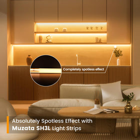 Mounting clips included for quick Muzata U1SW channel mounting