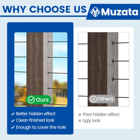 Muzata T316 stainless steel sleeve resists rust and weather