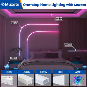 Muzata U1SW diffuser channel used for wedding and party decor