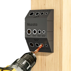 Muzata CT24 drill guide demonstrates compact, portable precision for drilling.