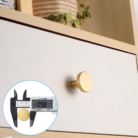 MUZHUPGUZ wardrobe door knob installation on panels, easy to upgrade furniture.