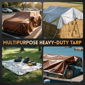 MVPNET tarp is lightweight and folds for easy storage