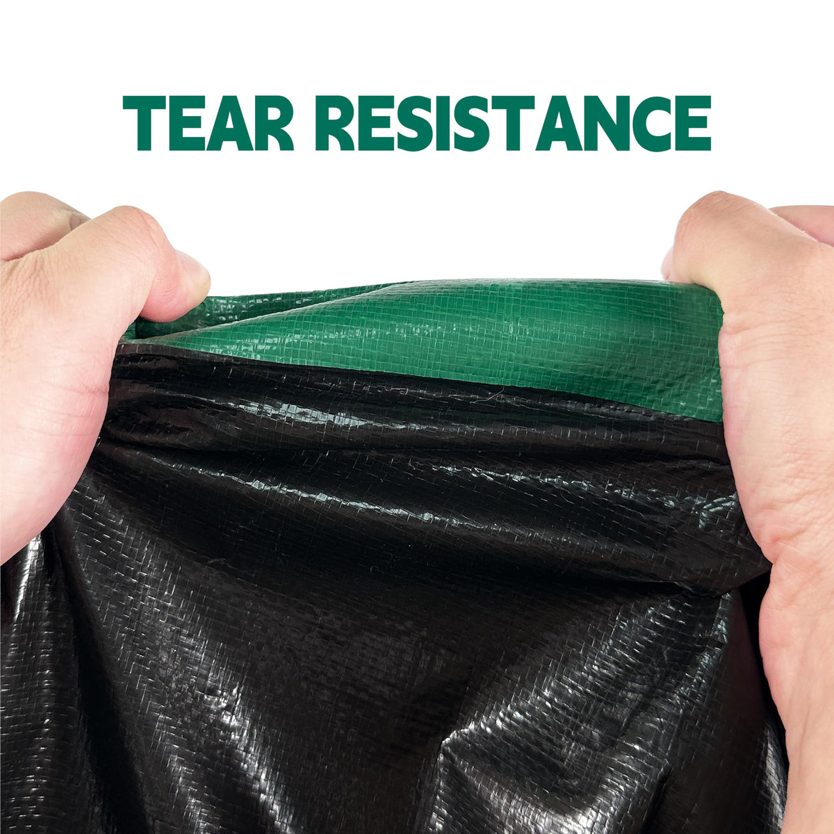 MVPNET tarp dual-sided coating delivers comprehensive waterproof protection.