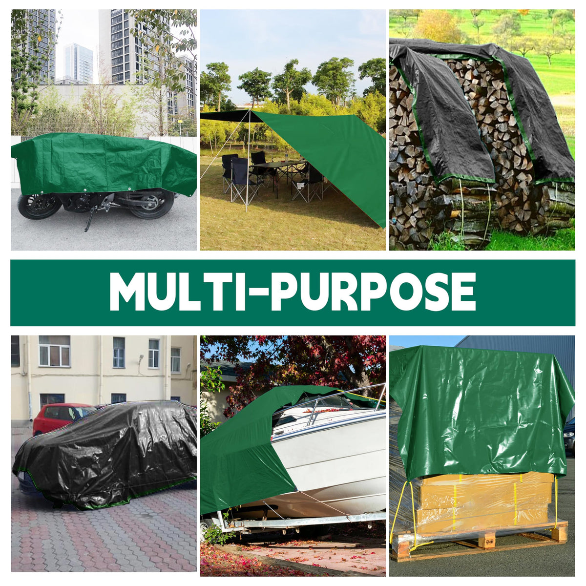 MVPNET tarp suitable for vehicles, roofs, boats, and pools.