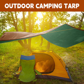 MVPNET tarp ideal for camping shelter and outdoor protection on the go.
