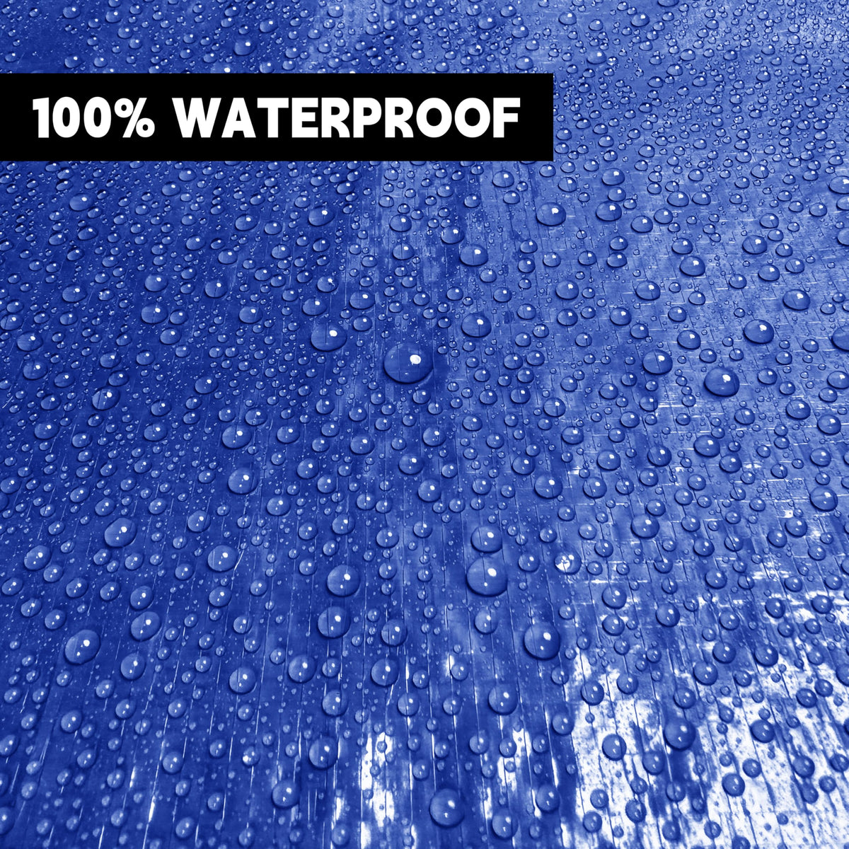 MVPNET tarp features a waterproof 5mil layer for reliable moisture protection