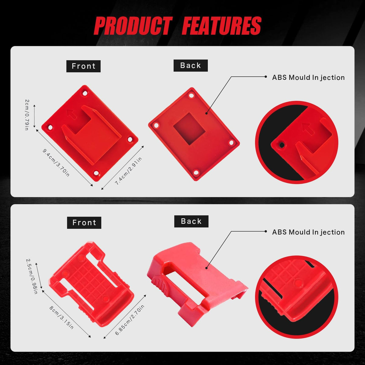MXASLKMZ drill and saw tool holder secures gear during busy projects.