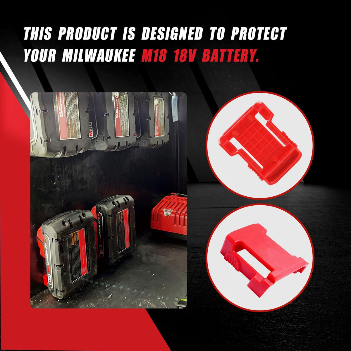 MXASLKMZ impact-driver tool holder keeps high-torque tools safely cradled.