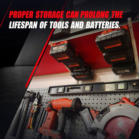 MXASLKMZ pre-drilled mounting holes simplify wall installation and upgrade storage.