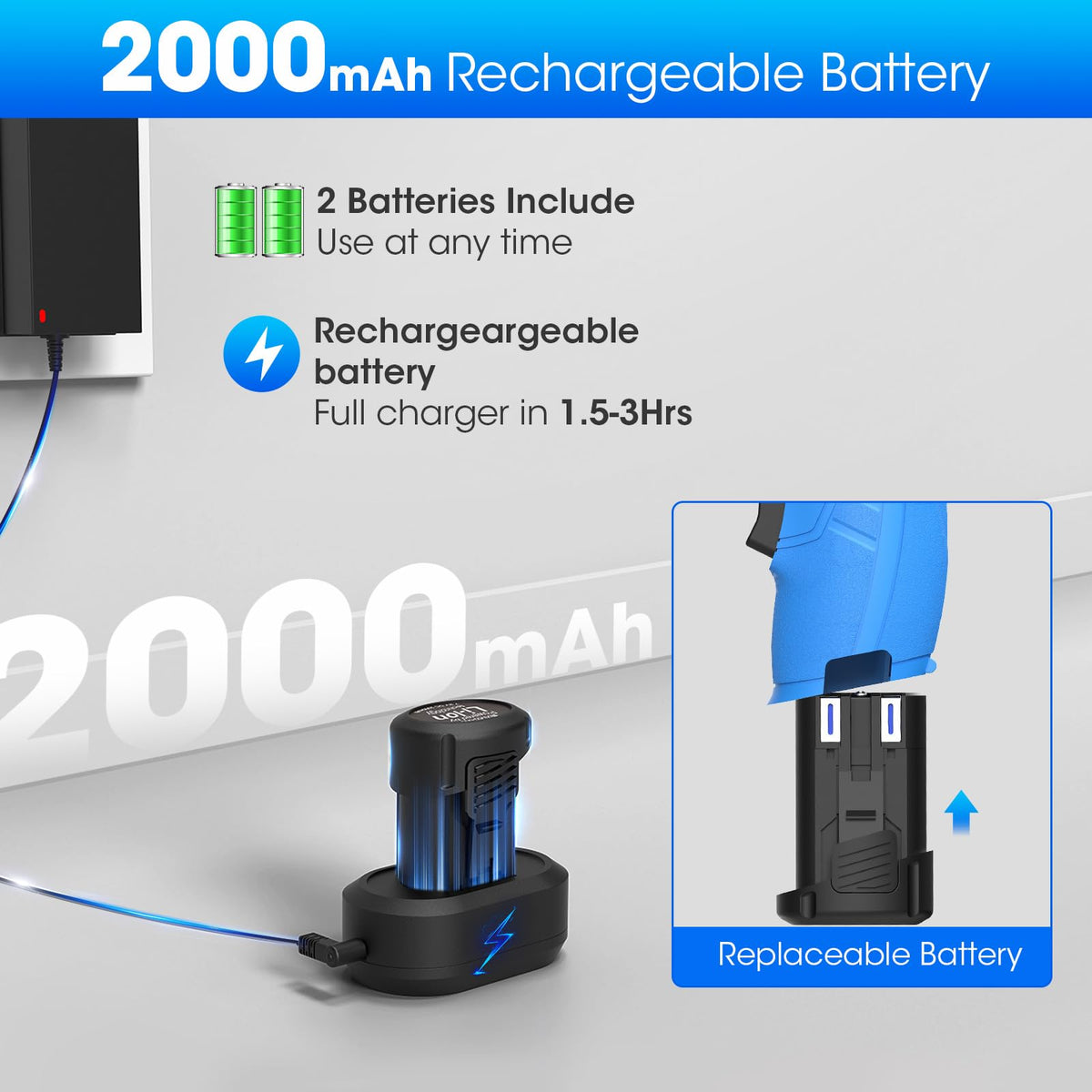 MXMZHXU dual-handle design enables comfortable grip in tight spaces.