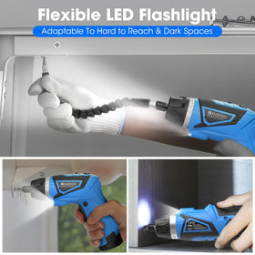 MXMZHXU flexible extension shaft reaches awkward corners.