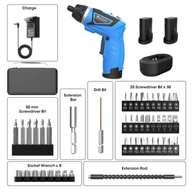 MXMZHXU forward/reverse switch simplifies screw driving and removal.