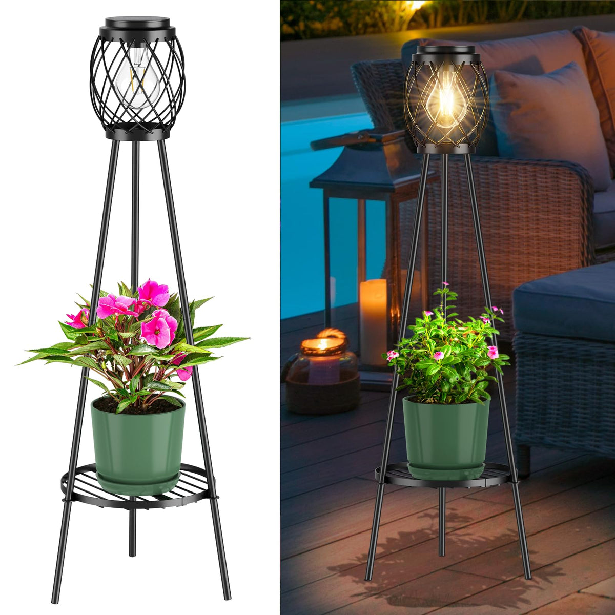 MXwcy IP55 metal construction lamp stands against elements