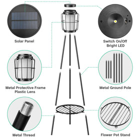 MXwcy two-pack outdoor lamp set for versatile patio ambiance