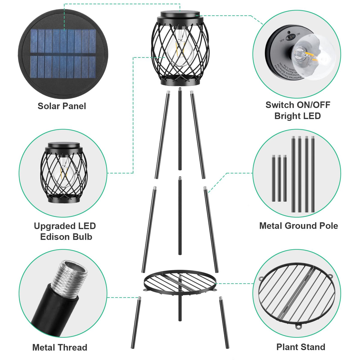 MXwcy ip55 garden light provides durable pathway illumination along borders
