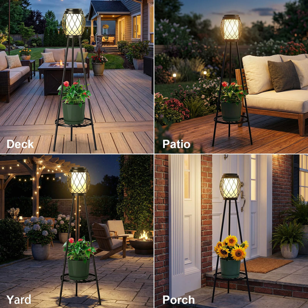 MXwcy waterproof outdoor solar light withstands rain and snow for year-round use.