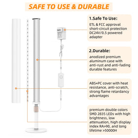 MY BEAUTY LIGHT dimmable brightness control for customizable glow