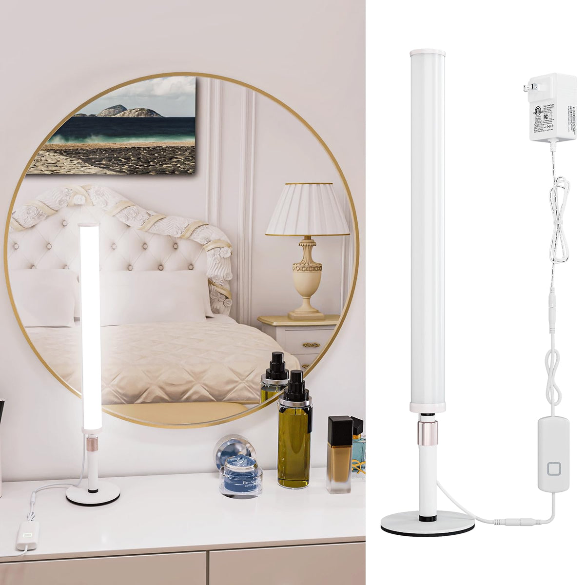 MY BEAUTY LIGHT LED vanity light arc diffuse for even makeup illumination