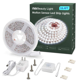 MY BEAUTY LIGHT motion-activated LED strip 16.4ft for flexible lighting.