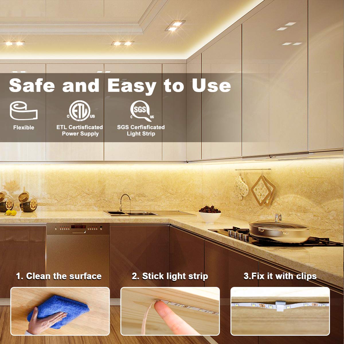 MY BEAUTY LIGHT SGS-certified power supply for safe operation