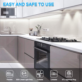 MY BEAUTY LIGHT ideal under cabinets to brighten kitchen tasks.