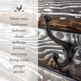 My Fancy Farmhouse hardware pack: includes screws and anchors for secure mounting.