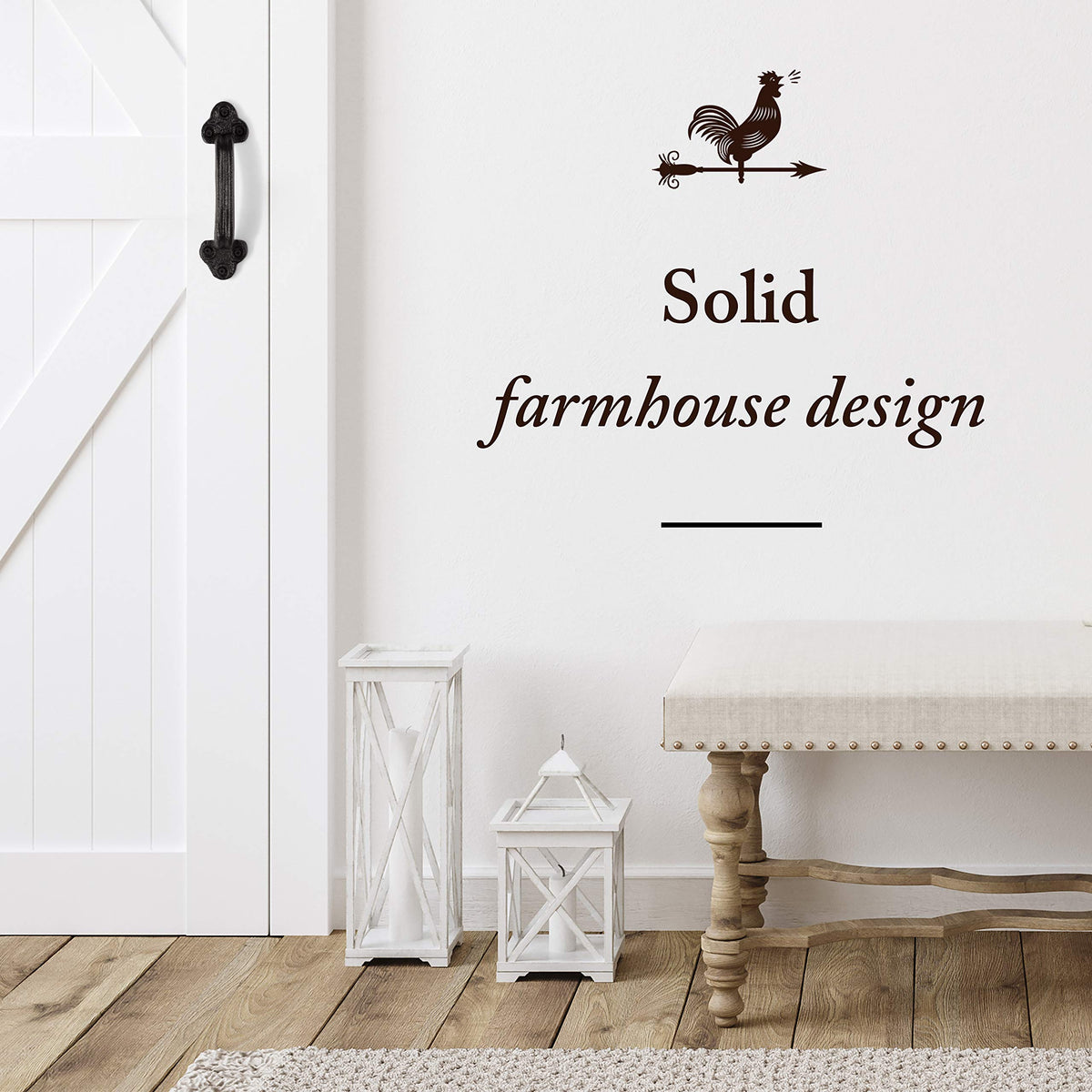 My Fancy Farmhouse powder-coated finish resists rust in all climates