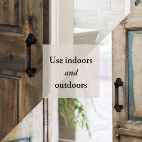 My Fancy Farmhouse hardware included enables quick, complete installation