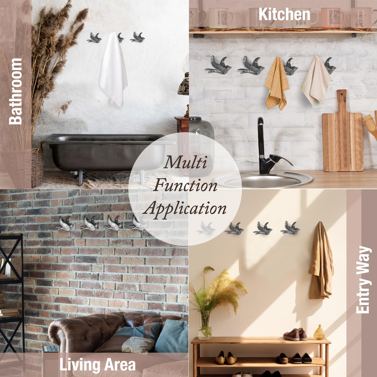 My Fancy Farmhouse vintage-style hooks blend utility with nostalgic flair