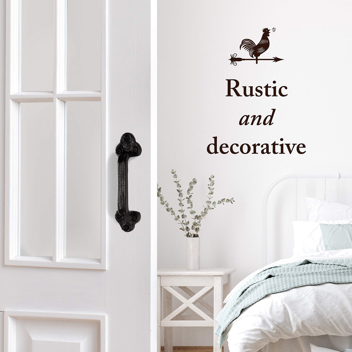 My Fancy Farmhouse vintage-inspired handle adds rustic charm