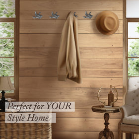 My Fancy Farmhouse wall-mounted coat hooks provide durable storage and style