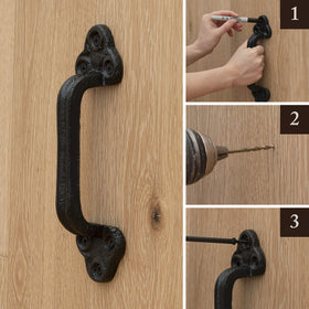 My Fancy Farmhouse versatile indoor/outdoor pull for wooden and metal gates