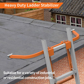 MY RUSTIC gutter-accessory-for-ladders keeps gutters clear during maintenance.