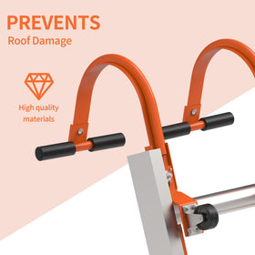 MY RUSTIC heavy-duty steel ladder stabilizer supports steady climbs