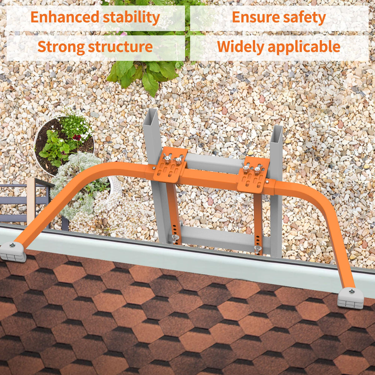 MY RUSTIC ladder-stabilizer-anti-scratch-wall-protection helps prevent surface marks.