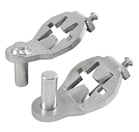 MY RUSTIC T-Post Gate Hinge Pin assembly shows quick install and durable steel construction.