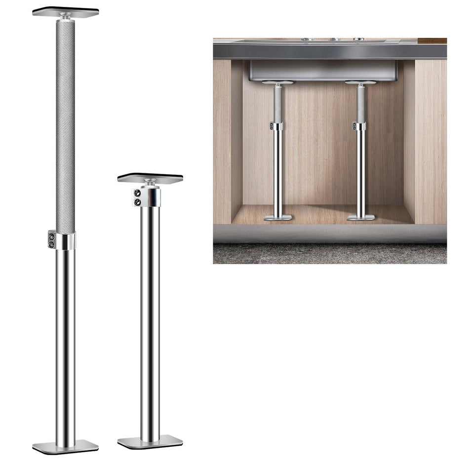 MY RUSTIC undermount sink brackets assembly shows adjustable support for secure installation.