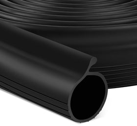MYFAMIREA garage-door bottom seal with P-bulb rail for reliable weather sealing.