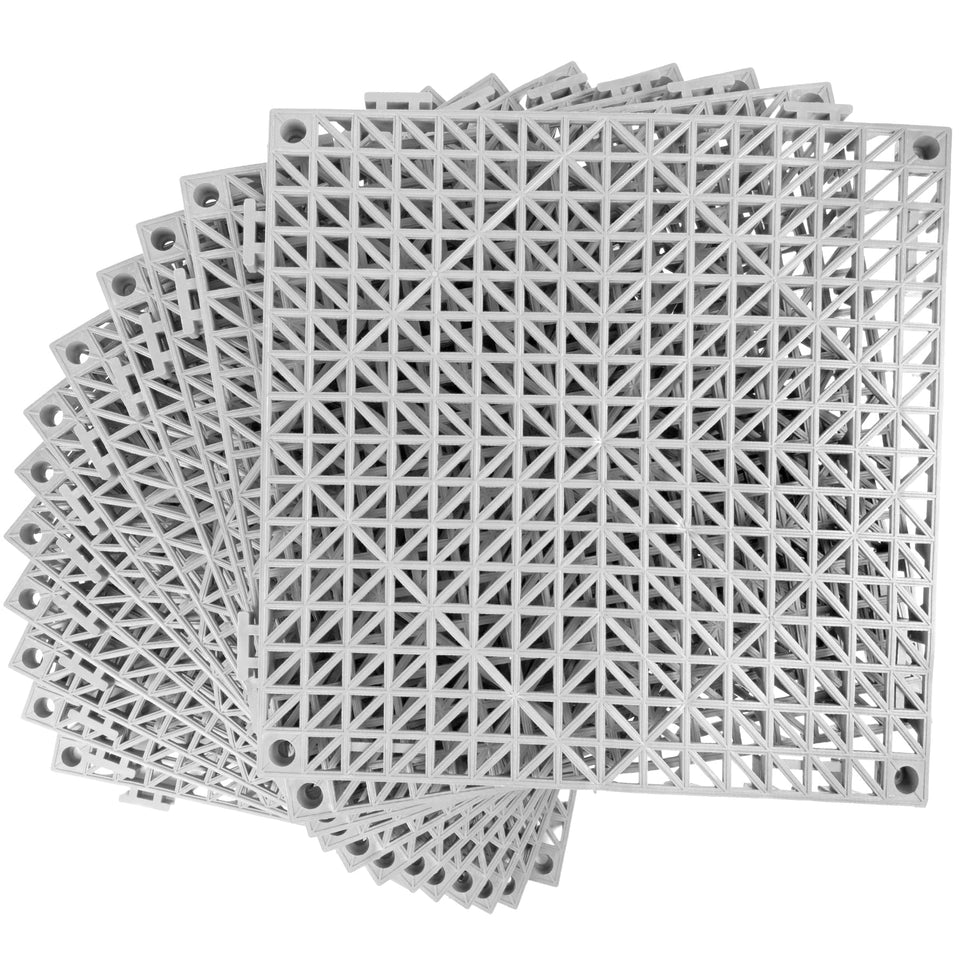 MYFAMIREA modular interlocking cushion tiles shown for porch use with slip-resistant surface.