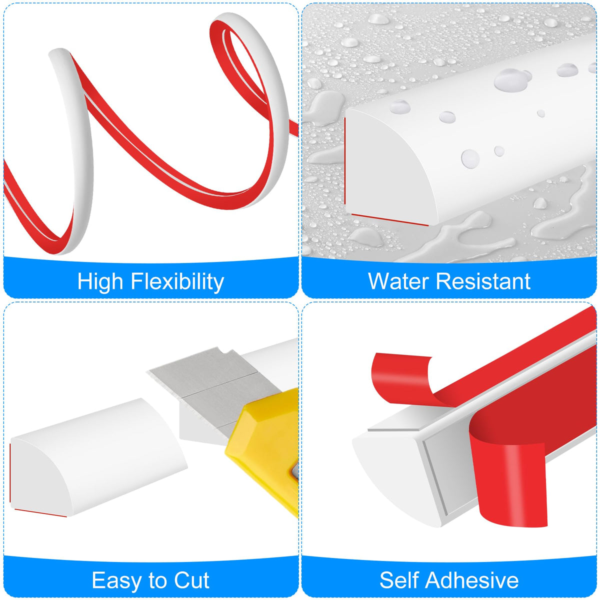 MYFAMIREA water-resistant molding ideal for bathrooms and kitchens