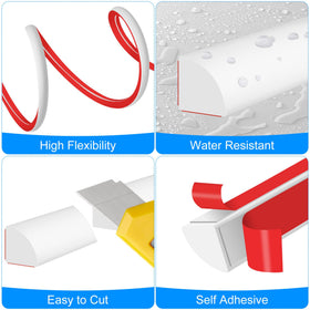 MYFAMIREA water-resistant molding ideal for bathrooms and kitchens