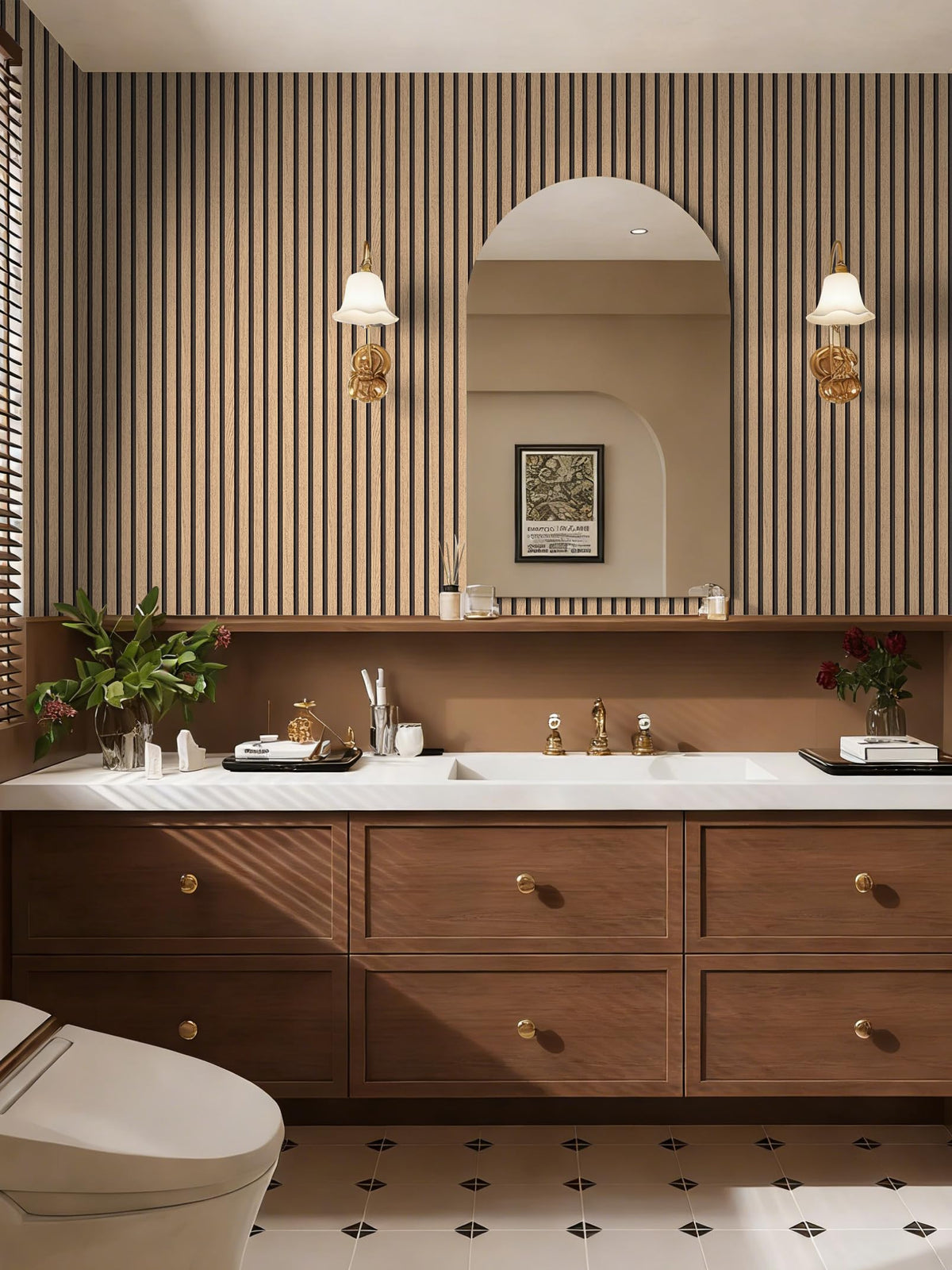myforHD thick PVC film wallpaper offers lasting texture and removable finish.