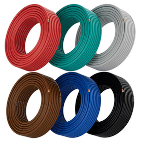 Mygatti 14AWG wire, black 25ft, ideal for automotive wiring and power distribution.