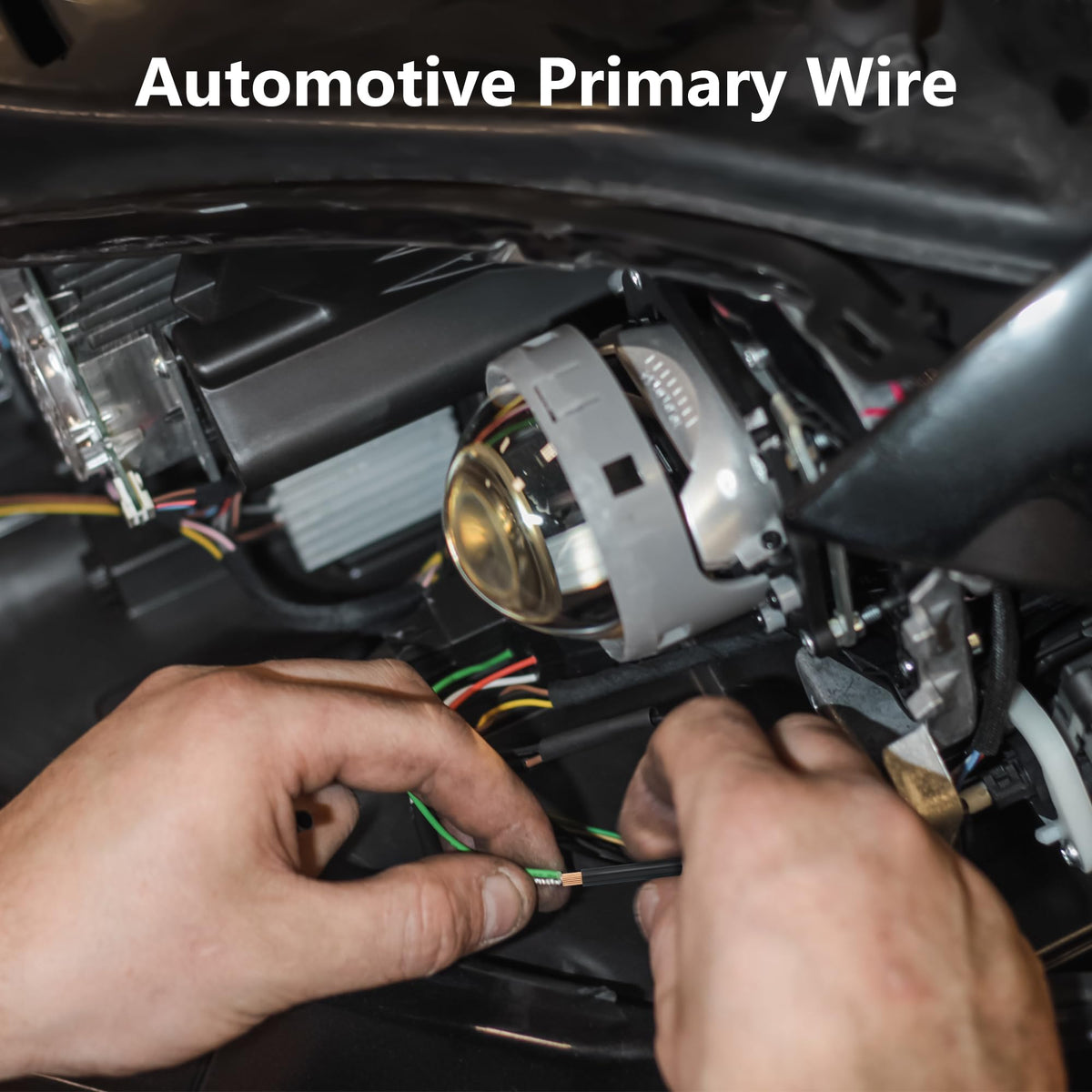 Mygatti 14AWG wire green 25ft, handy for dashboard and accessory circuits.