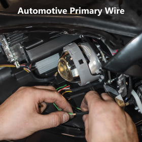 Mygatti 14AWG wire green 25ft, handy for dashboard and accessory circuits.