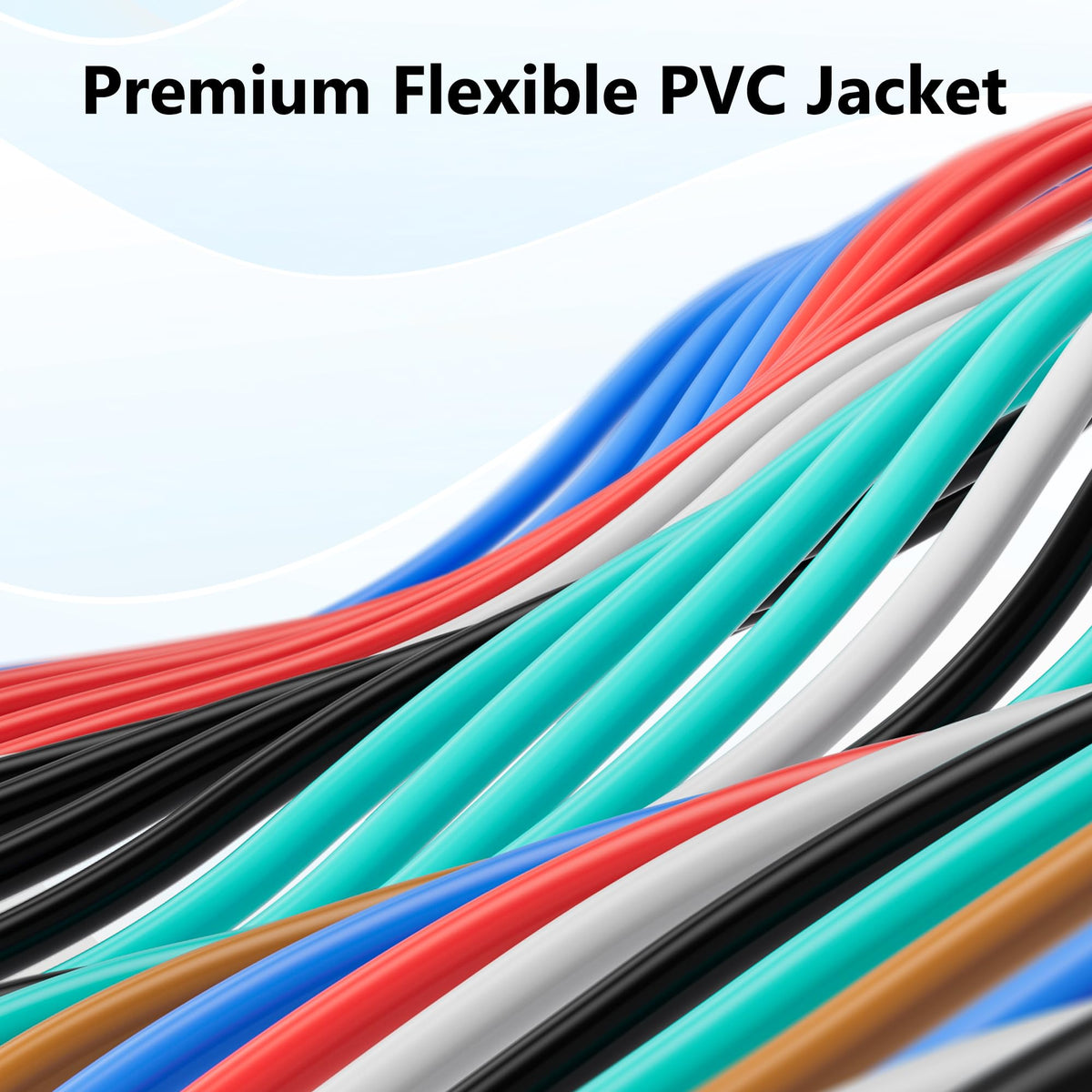 Mygatti copper-clad aluminum wire close-up shows light weight and flexible performance.