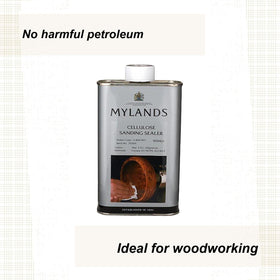 Mylands Cellulose Sanding Sealer dries to a smooth finish.