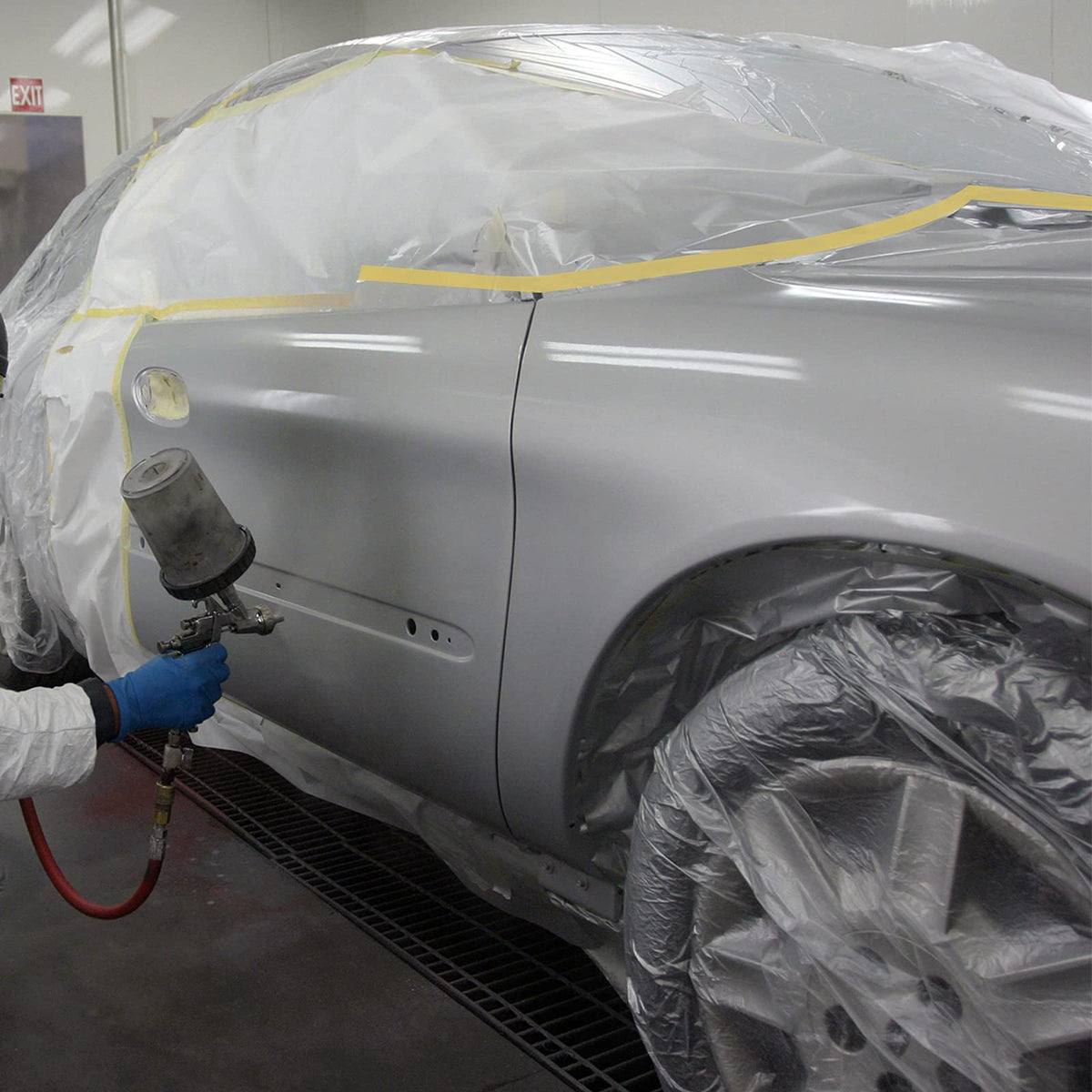 MyLifeUNIT masking paper rolls as car dust cover and paint film.